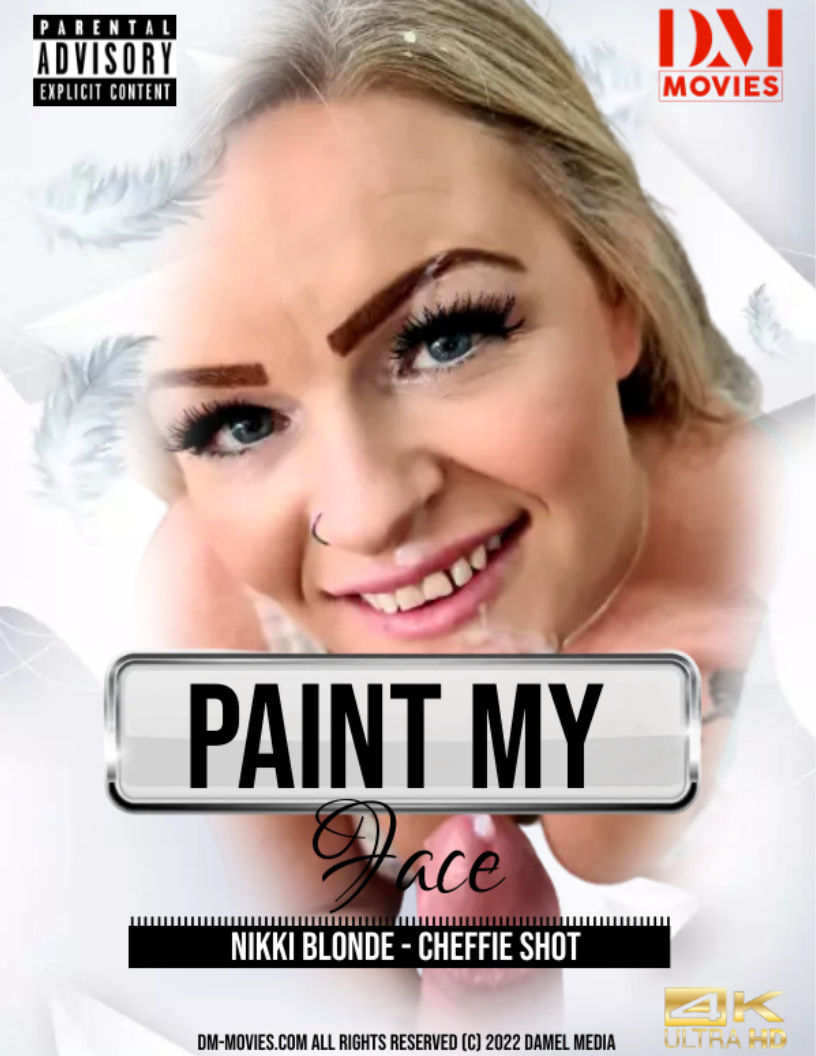 Nikki Blonde gets face painted by Cheffie Shot